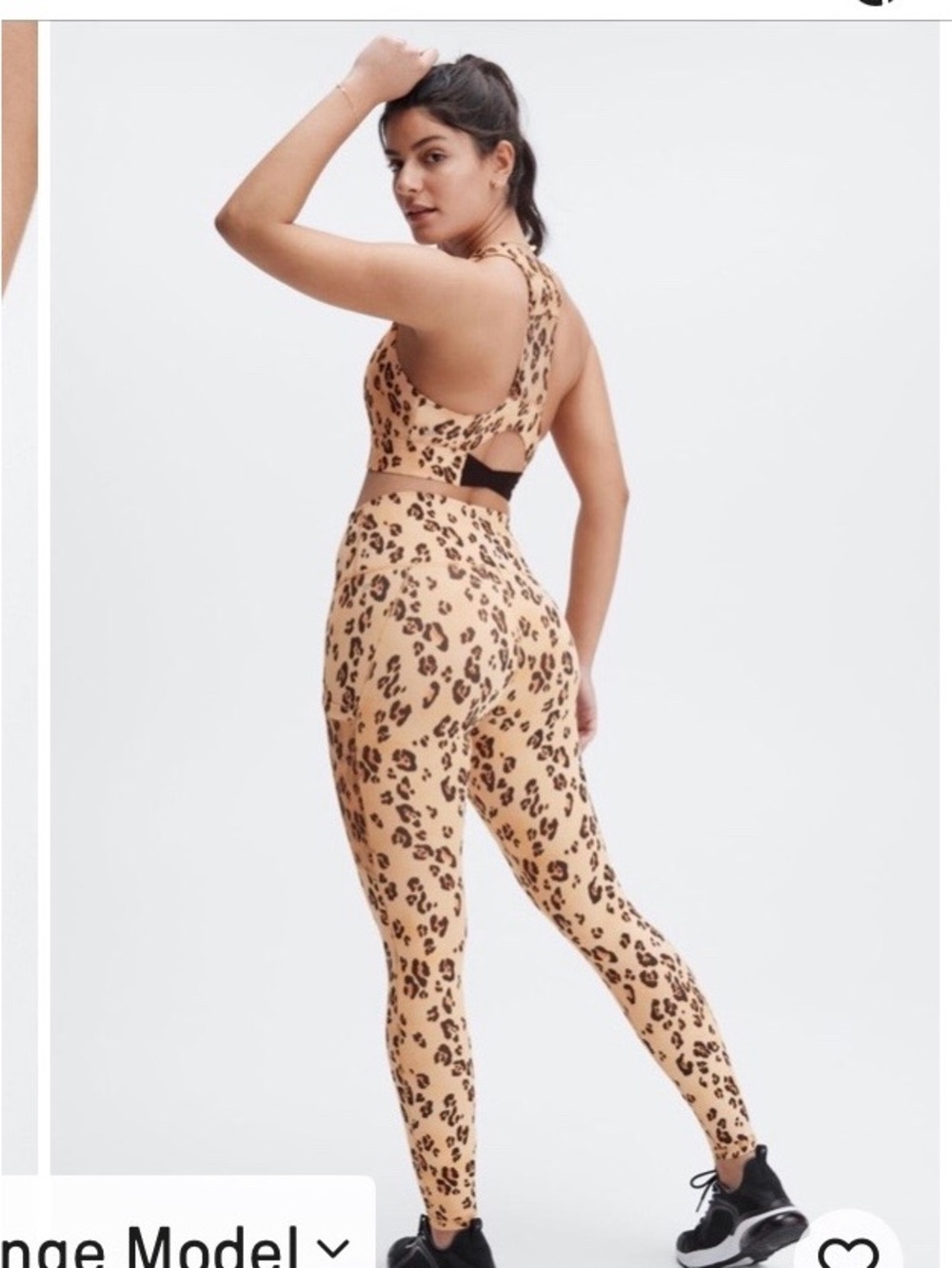 Fabletics On the Go Power Hold Leopard Print High-Rise Leggings